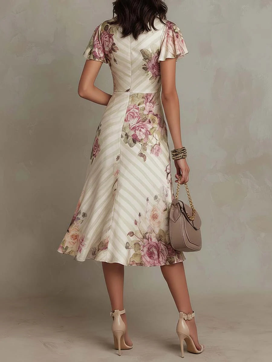 Freya | Plissiertes Midikleid