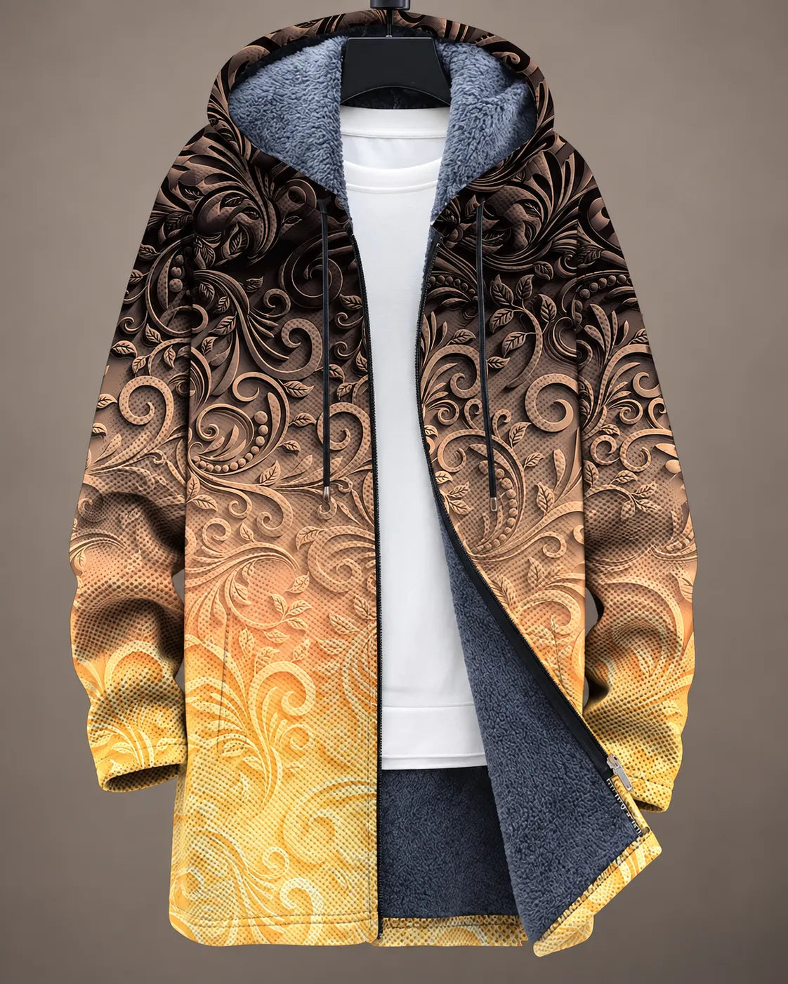 Vivienne Regenbogen-Karo-Kapuzenjacke