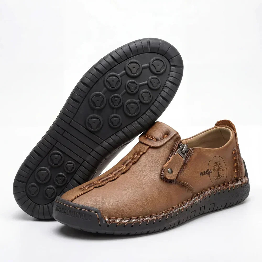 Florence | Gepolsterte Loafer mit Reißverschluss