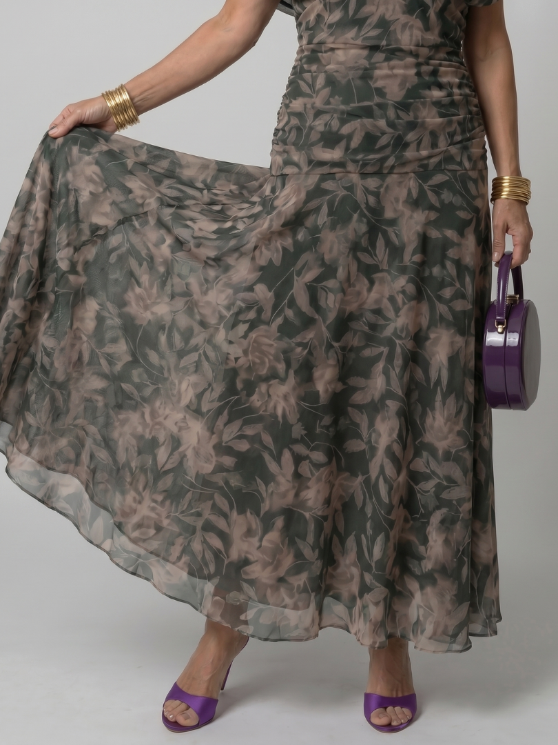Calen | Luftiges Midikleid mit freien Schultern