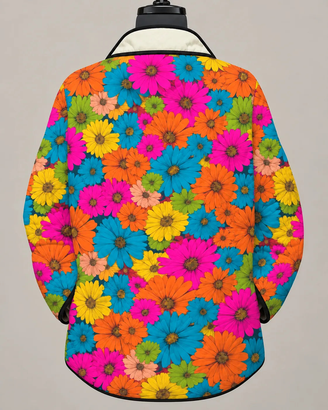 Delilah Fröhliche Jacke mit Gänseblümchen-Print