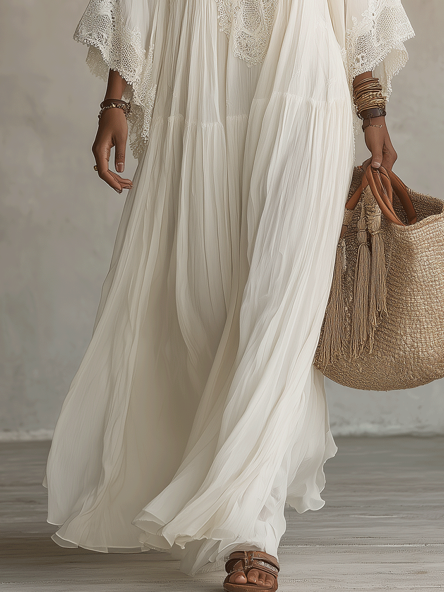 Elara – Luftiges Maxikleid im Boho-Stil