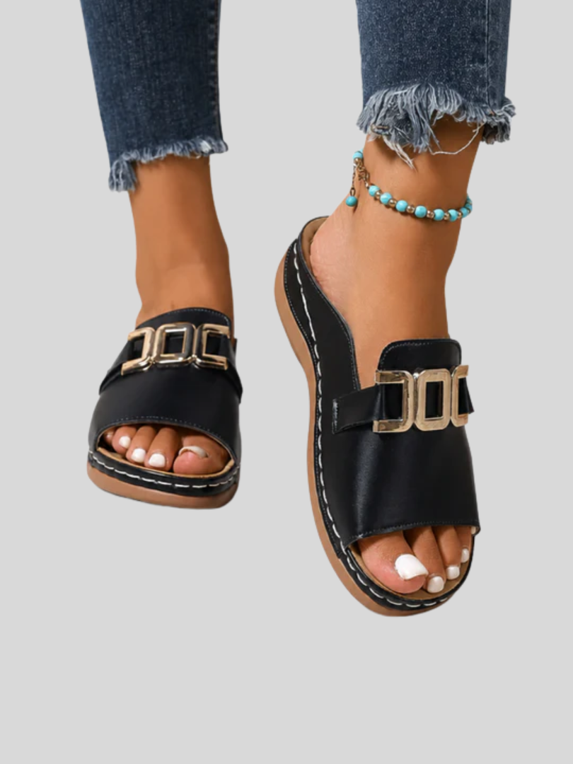 Adele™ | Orthopädische Sandalen mit Keilabsatz