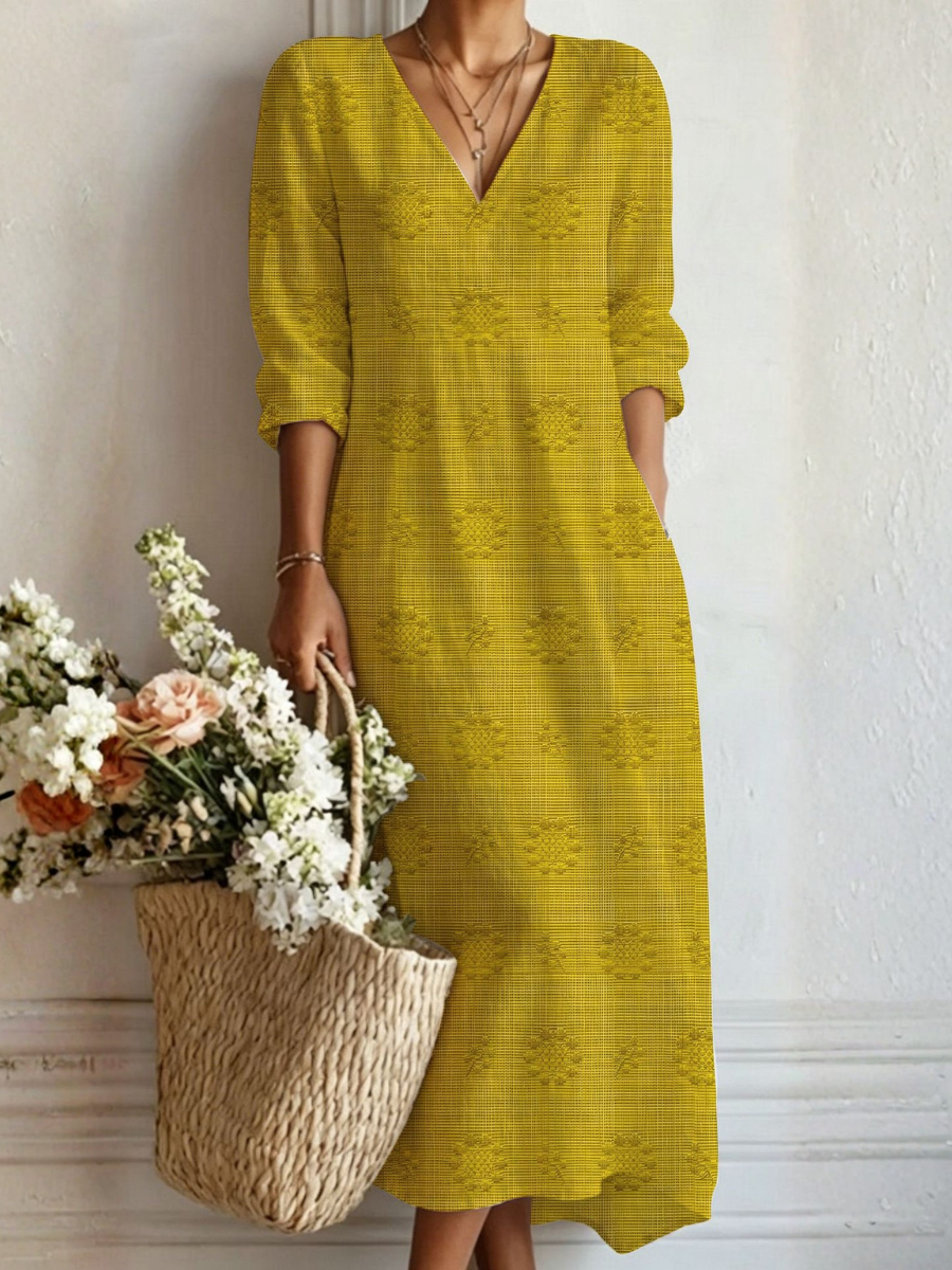 Sara™ | Langes Boho-Kleid