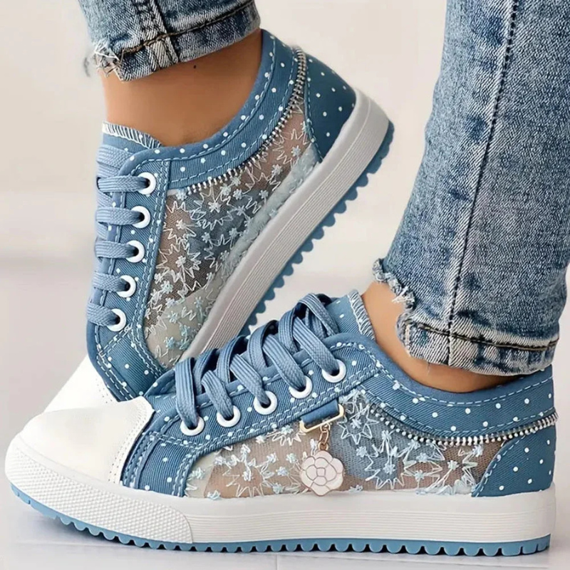 Adelaide | Sneaker mit Spitzendetails
