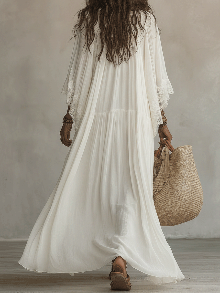 Elara – Luftiges Maxikleid im Boho-Stil