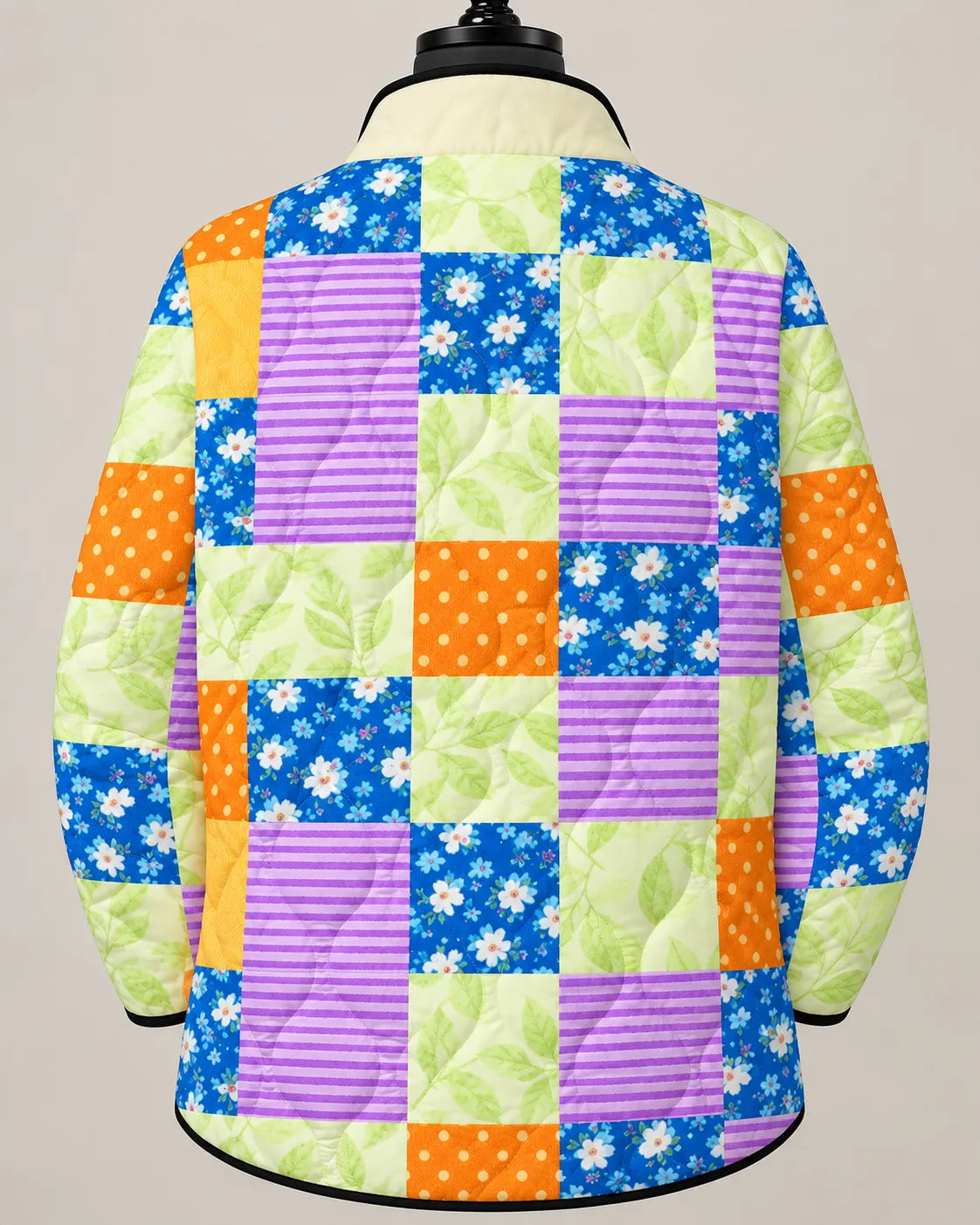 Elowen | Gesteppte Patchwork-Jacke