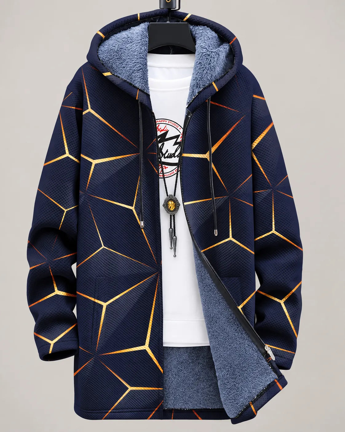 Rosalie | Kapuzenjacke mit Konfetti-Blütenmuster