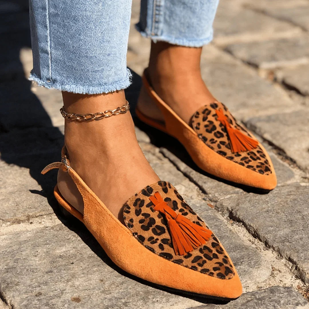 Marisa Slingback-Mules mit Quasten