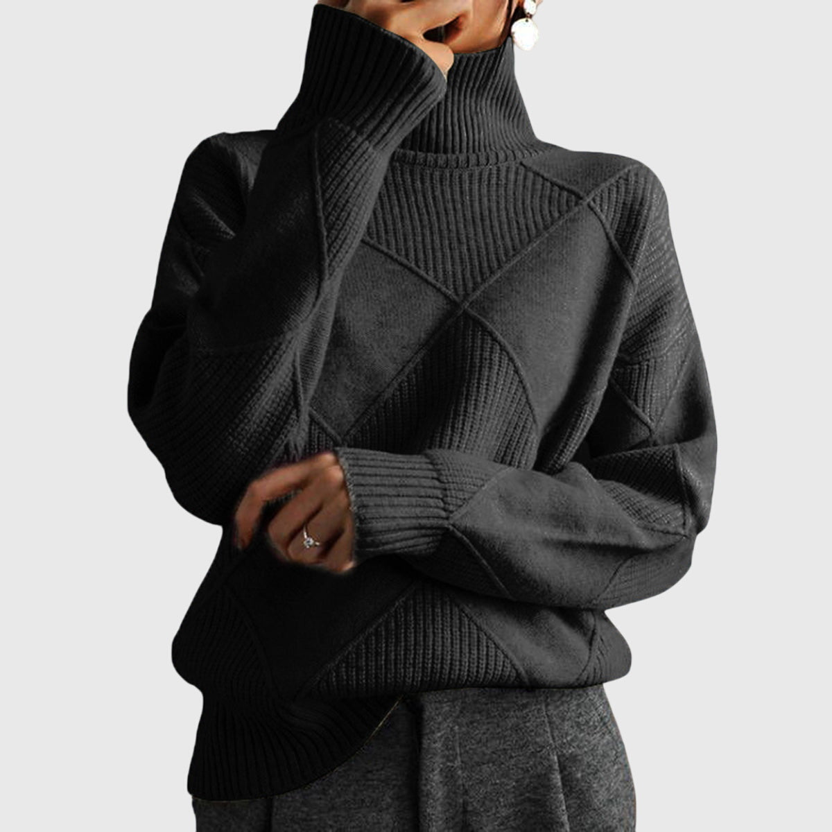 Angela™ | Rollkragenpullover