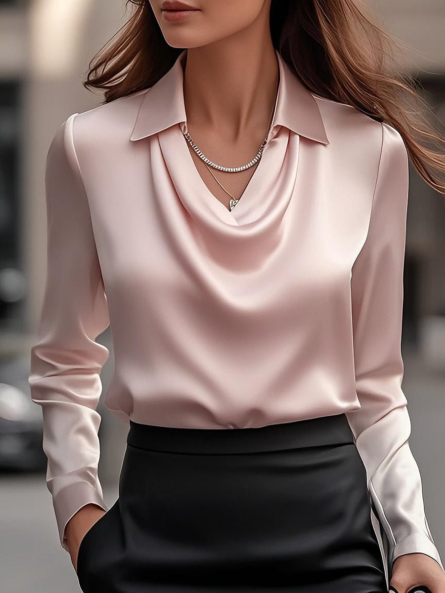 Vivienne | Elegante Satinbluse