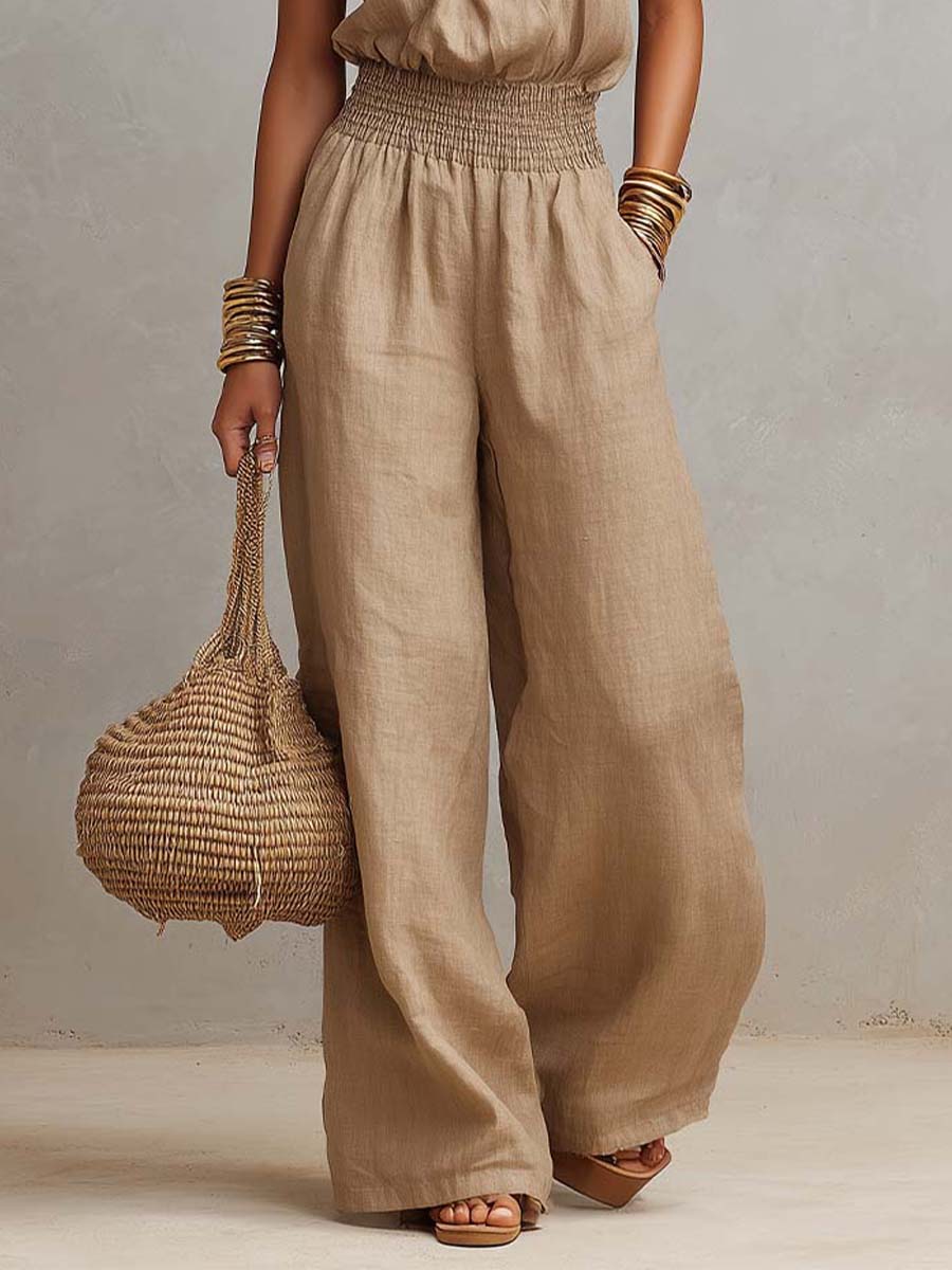 Valeria – Eleganter Jumpsuit mit weitem Bein
