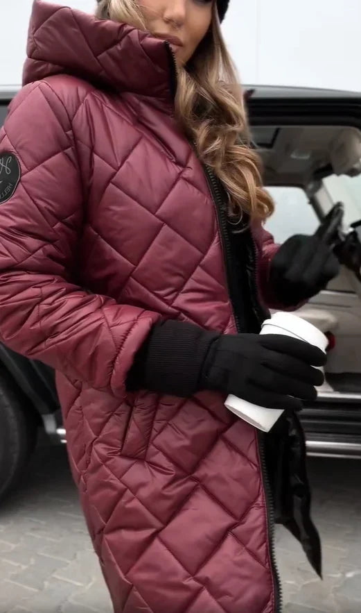 Anna – Gesteppte Winterjacke mit Kapuze
