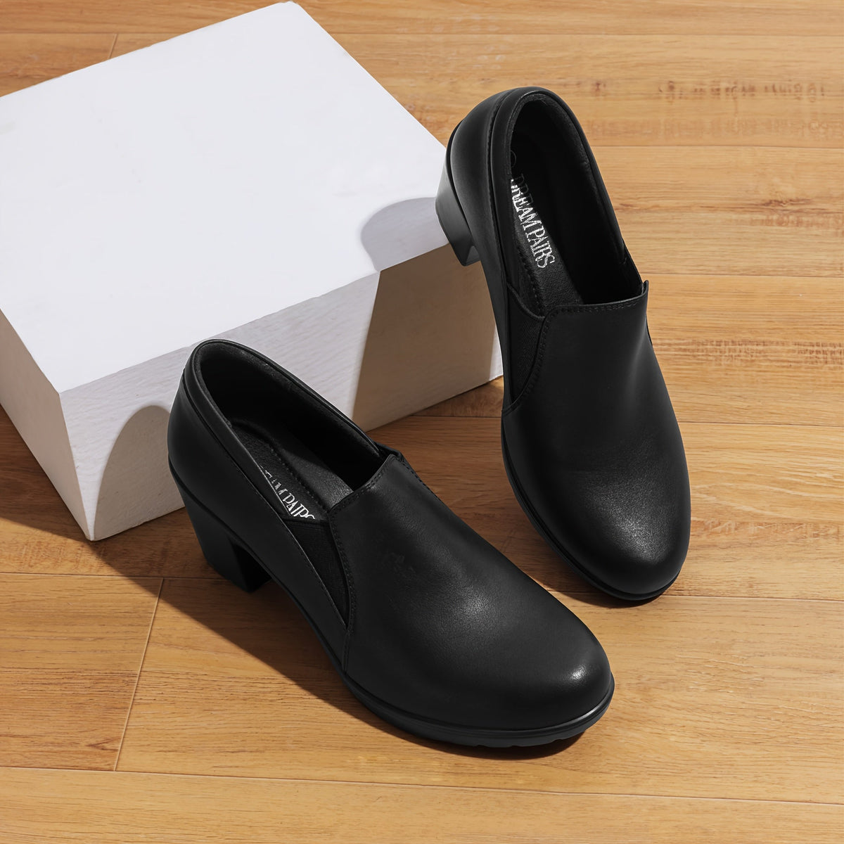 Millie | Loafer mit Blockabsatz