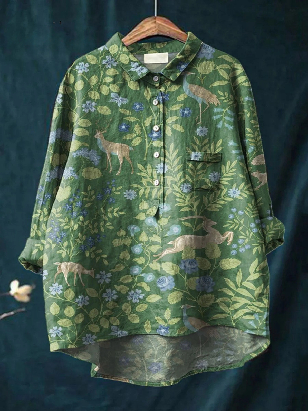 Georgie | Leichte Bluse mit Blumen