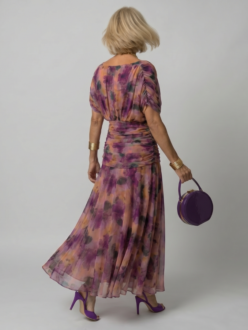 Calen | Luftiges Midikleid mit freien Schultern