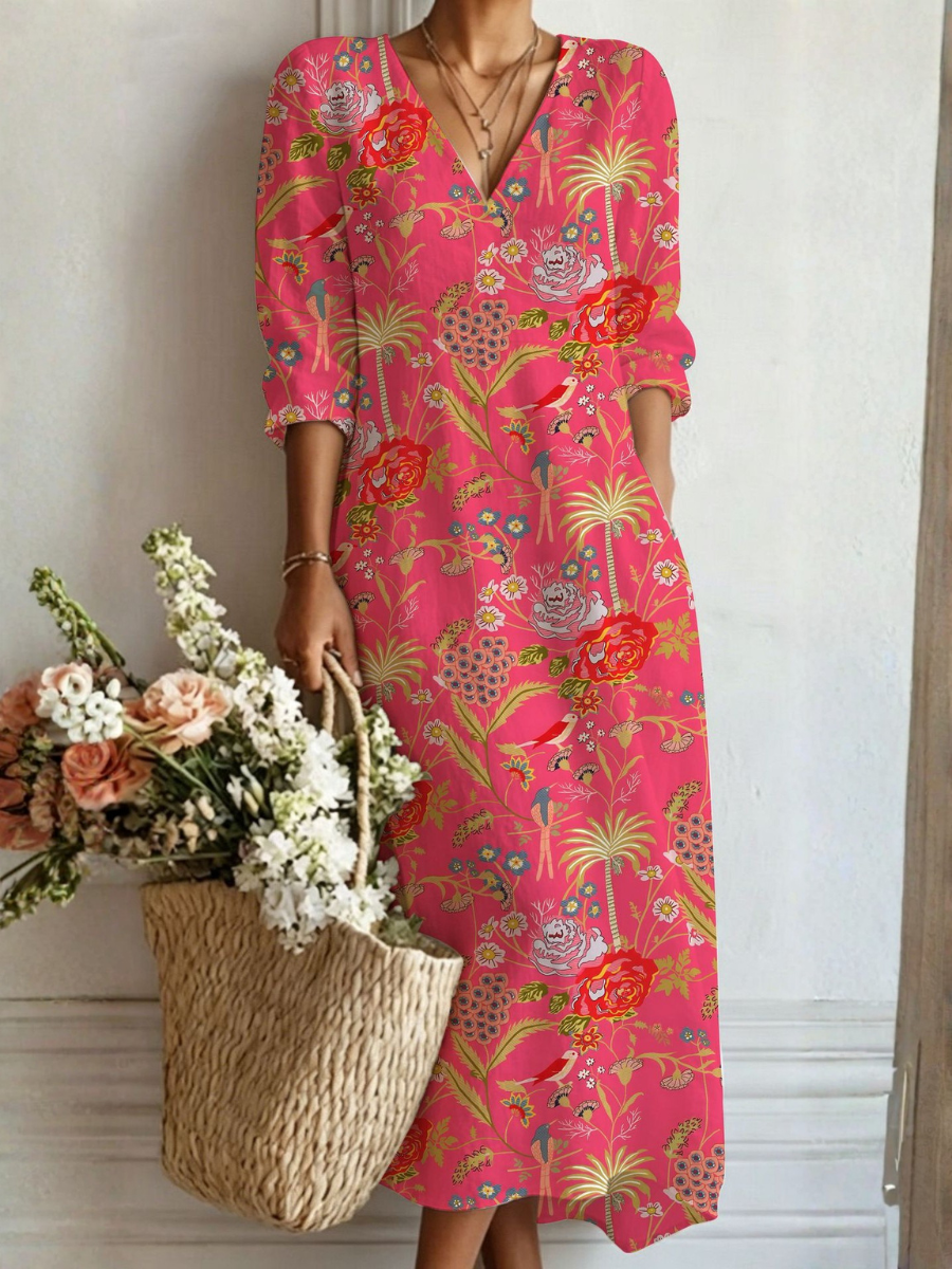 Sara™ | Langes Boho-Kleid
