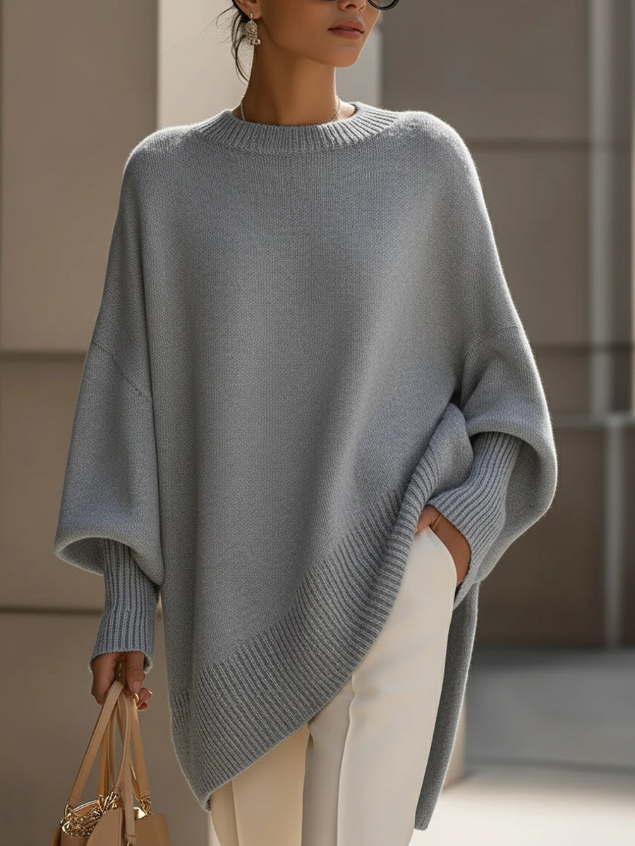 Clarisse | Lockerer Pullover mit weitem Kragen