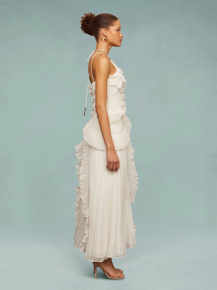 Seraphina™ | Ocean Whirlpool Maxikleid