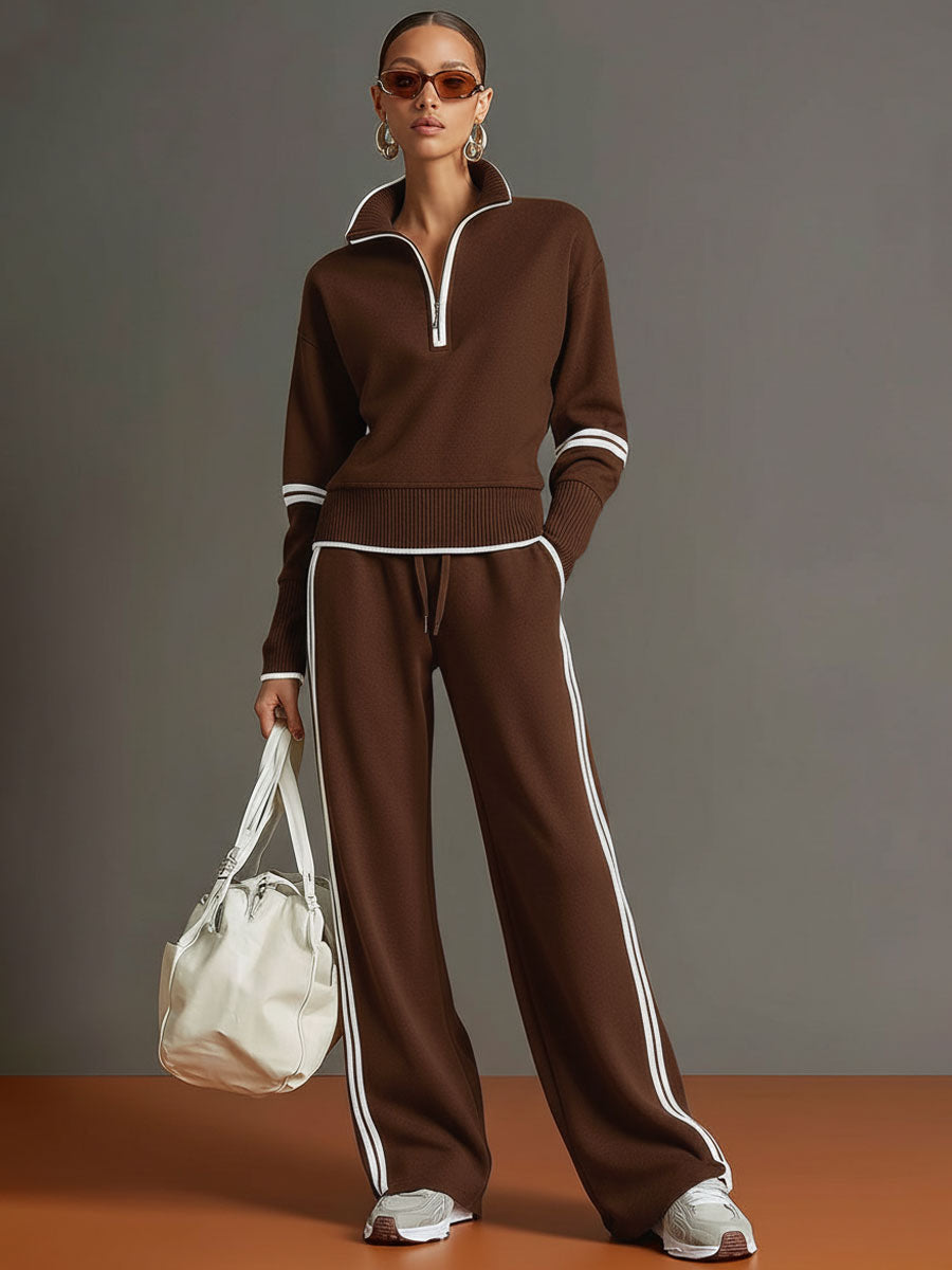 Marietta | Bluse und Hose mit weitem Bein