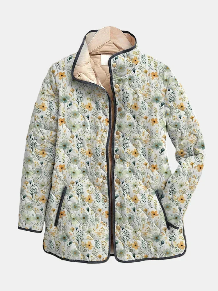 Nola | Bezaubernde Steppjacke mit Blumenmuster