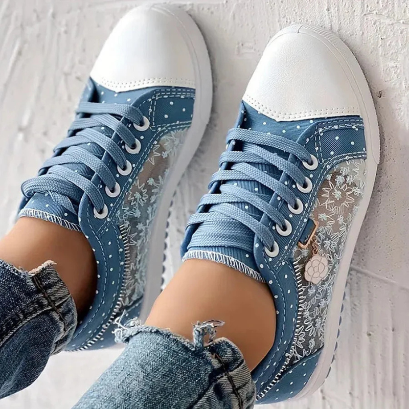 Adelaide | Sneaker mit Spitzendetails