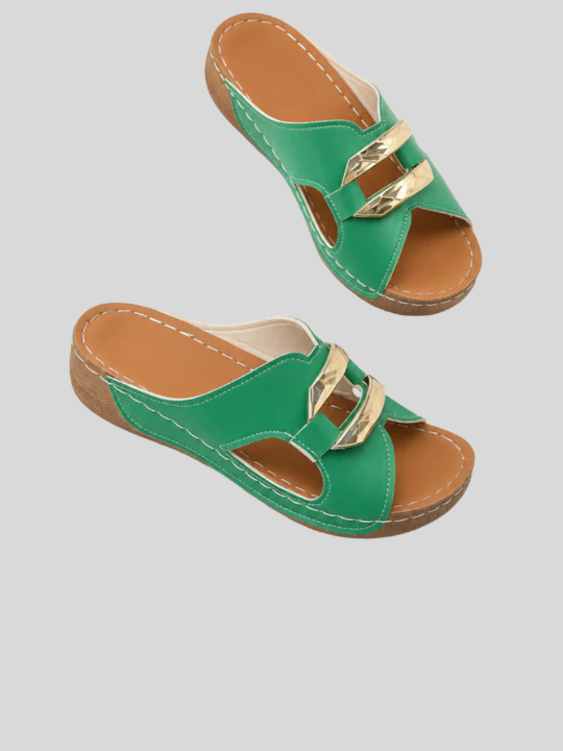 Lina | Orthopädische Sandalen mit Keilabsatz™