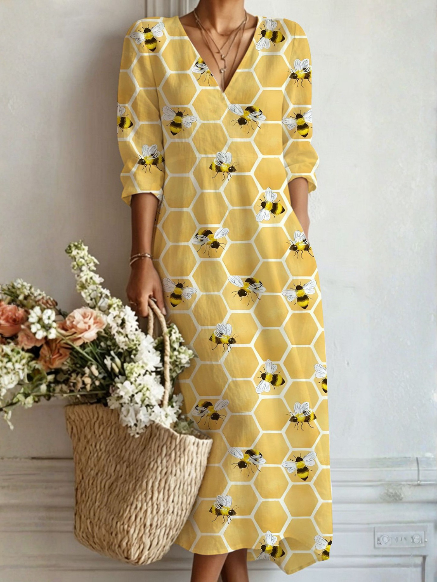 Sara™ | Langes Boho-Kleid
