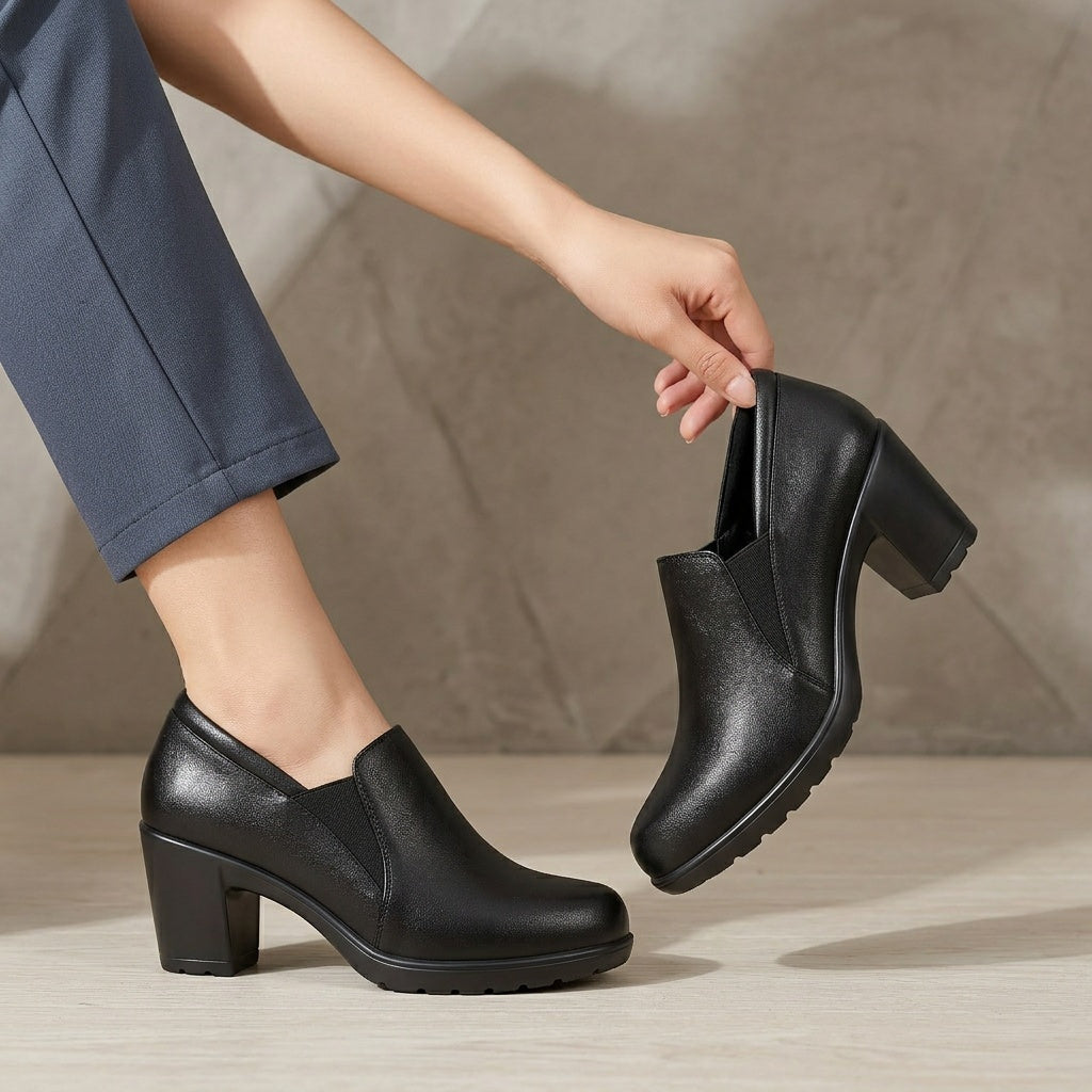 Millie | Loafer mit Blockabsatz