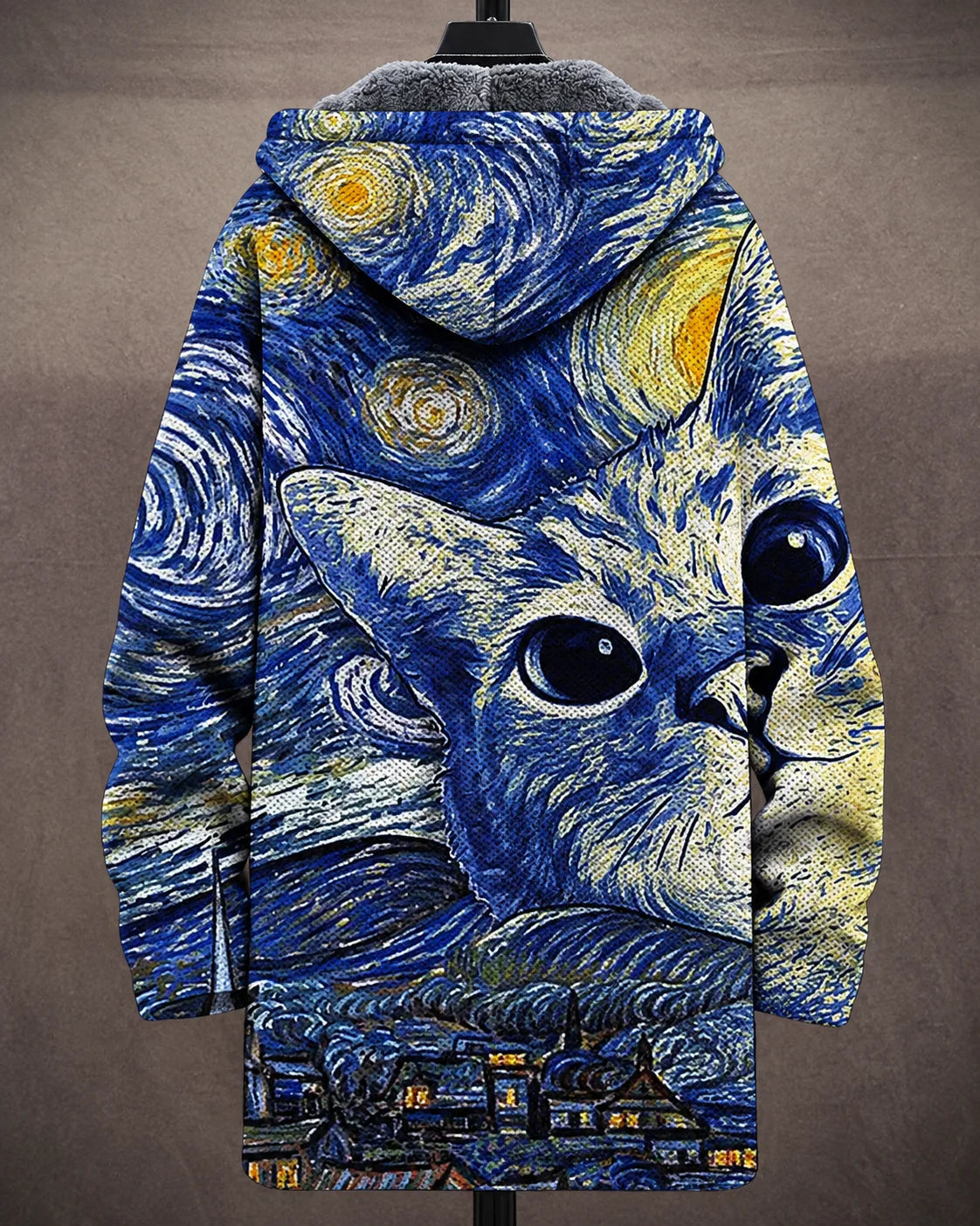 Eliana | Kapuzenjacke mit Sternen-Katzenmotiv