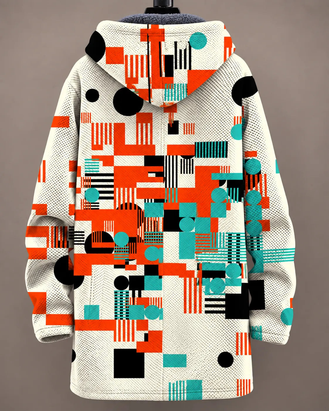 Eliana Moderne Mosaik-Kapuzenjacke