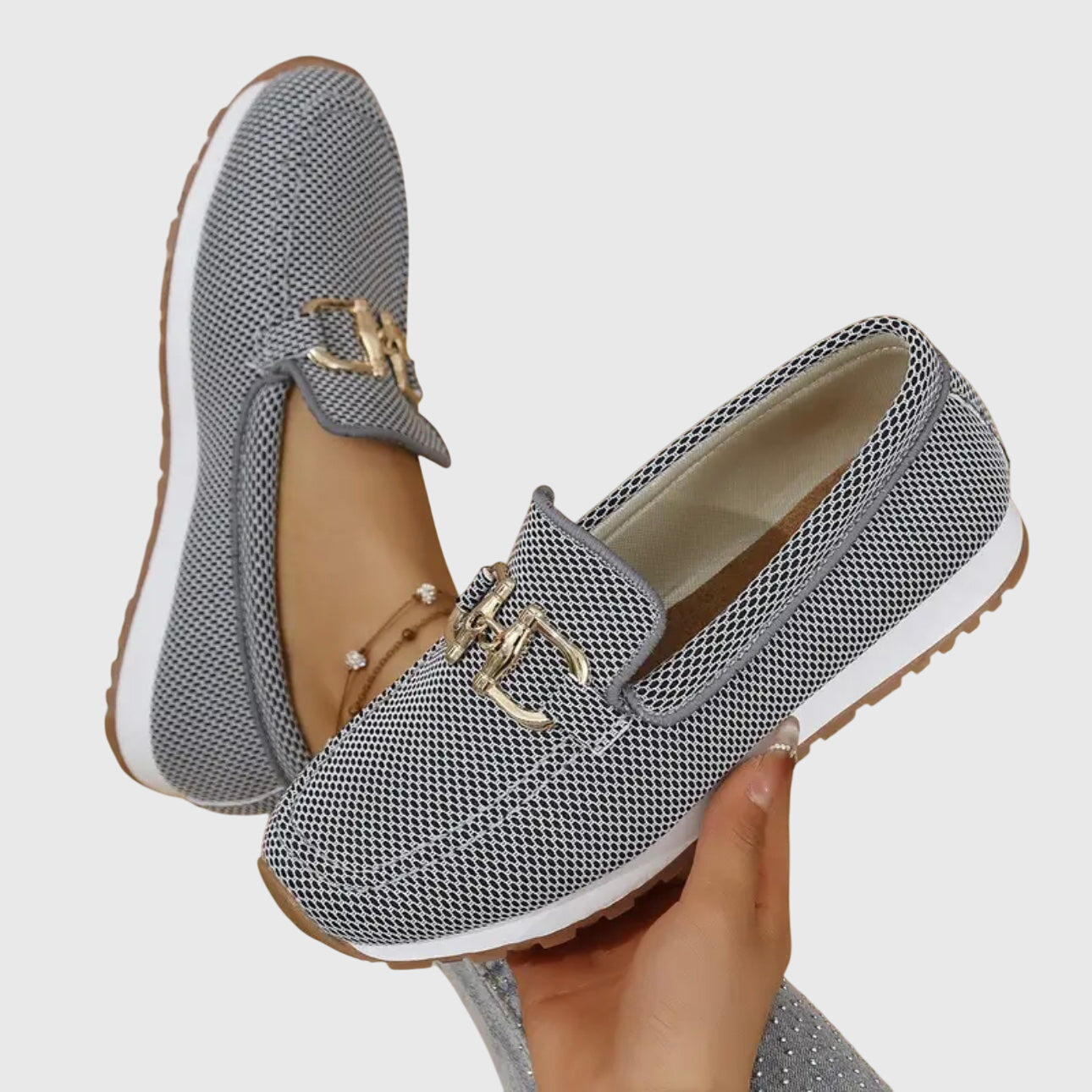 Loafer aus echtem Leder mit Horsebit-Detail für hohen Tragekomfort