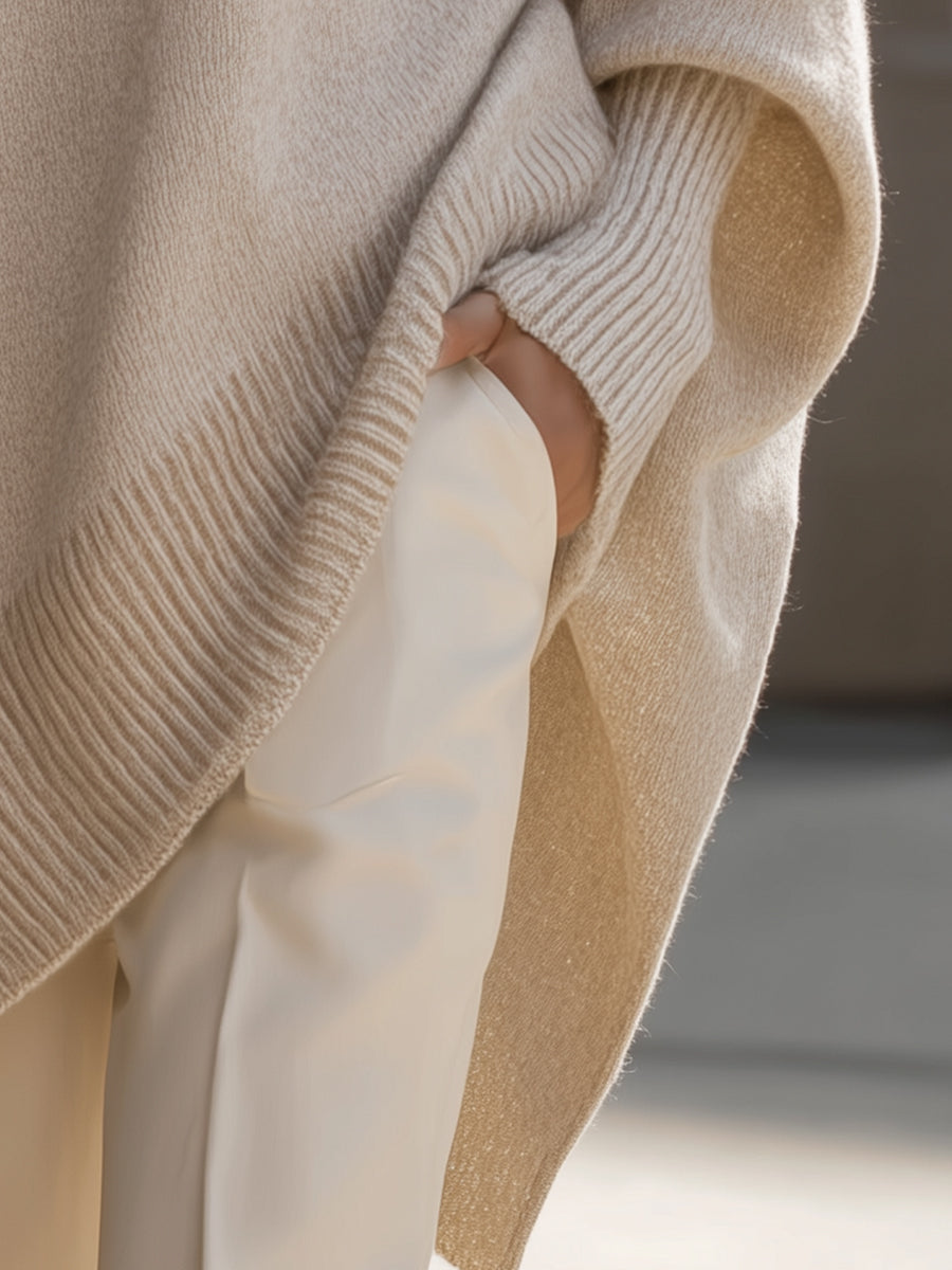 Clarisse | Lockerer Pullover mit weitem Kragen