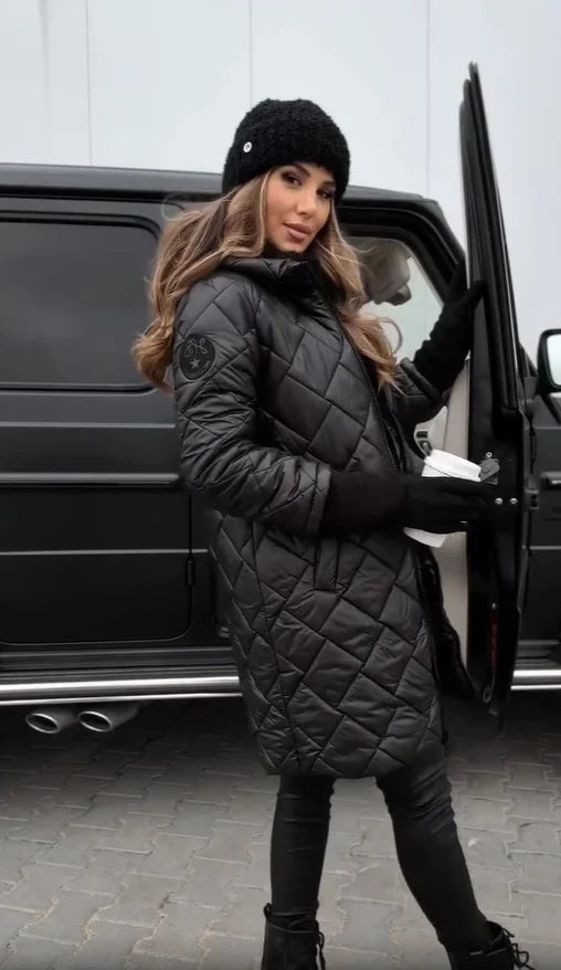 Anna – Gesteppte Winterjacke mit Kapuze
