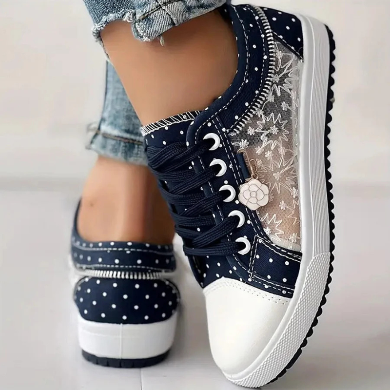 Adelaide | Sneaker mit Spitzendetails