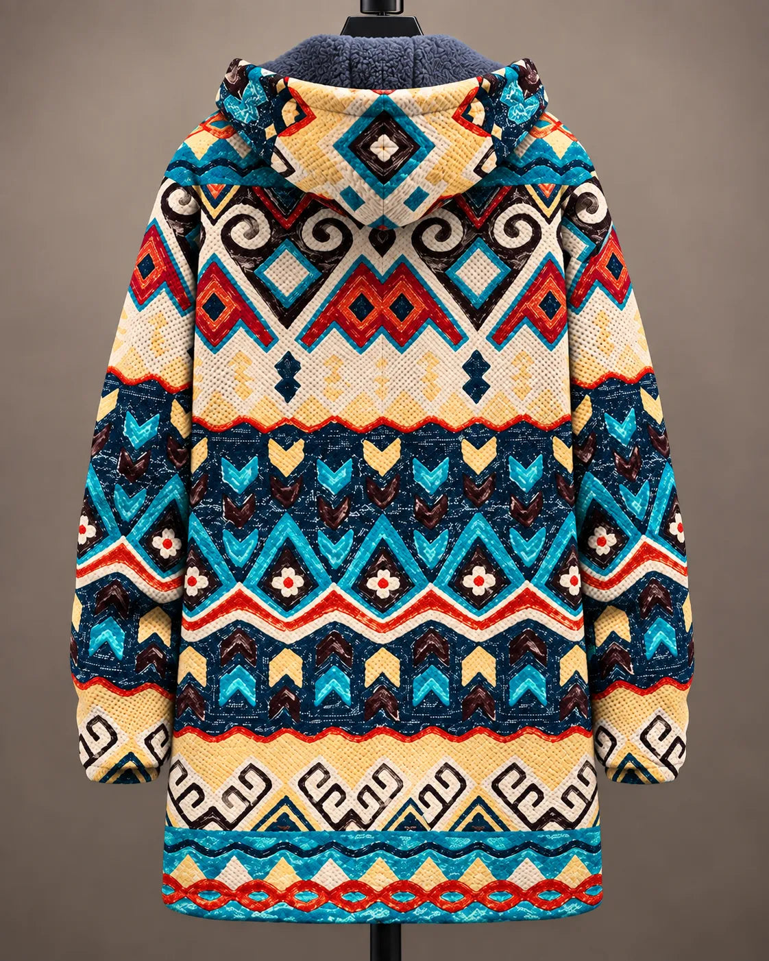 Eliana Heritage-Mosaik-Kapuzenjacke