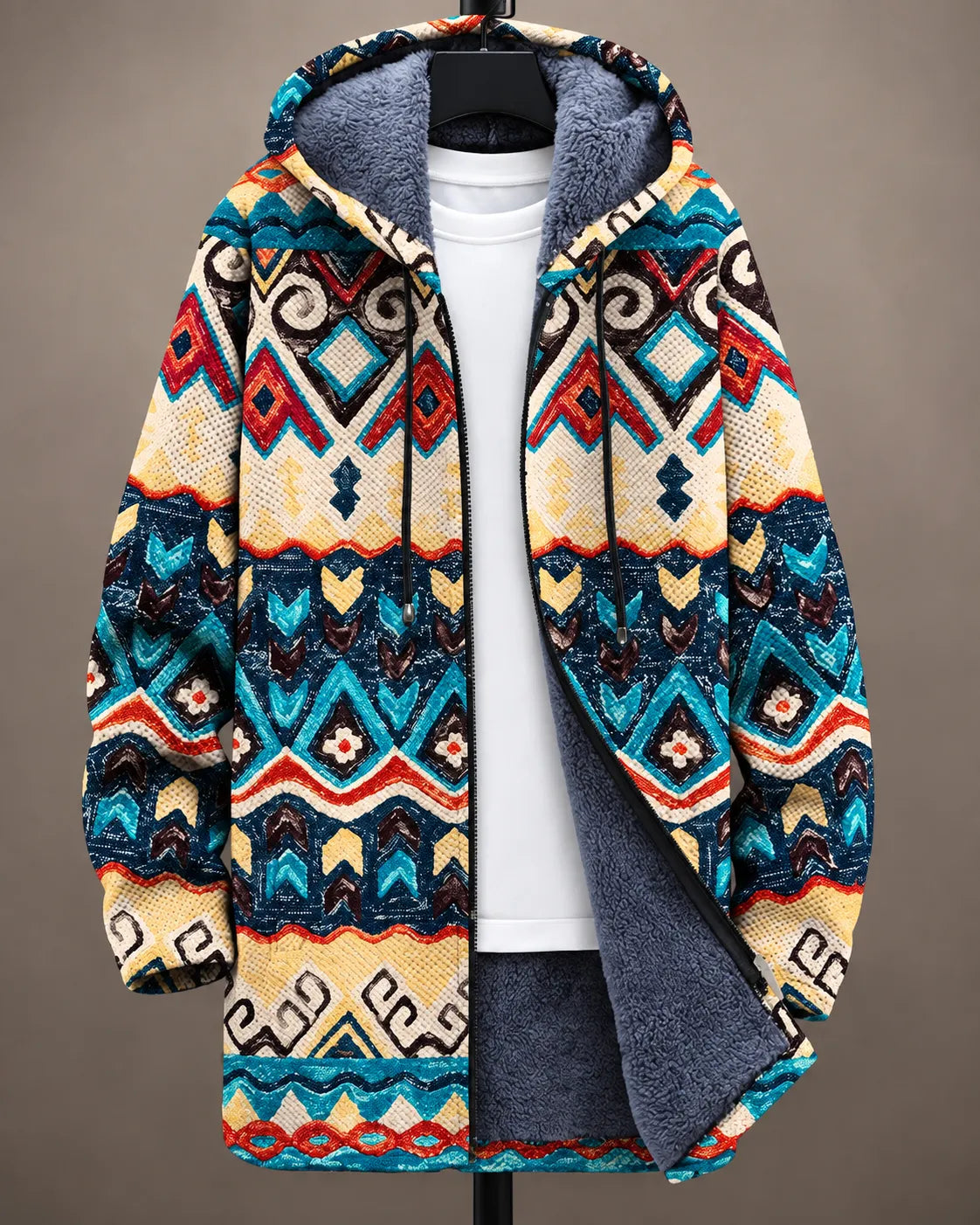 Eliana Heritage-Mosaik-Kapuzenjacke