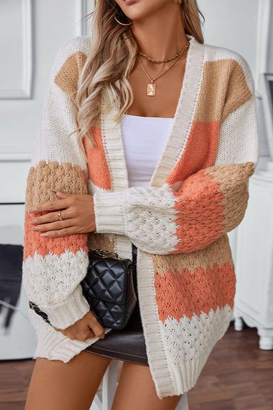 Oversize-Strickcardigan – Lockerer Strick mit offener Front