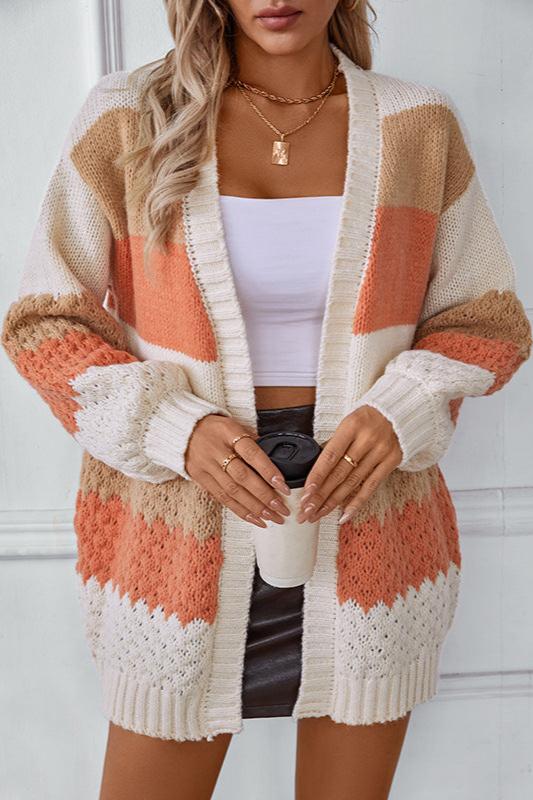 Oversize-Strickcardigan – Lockerer Strick mit offener Front