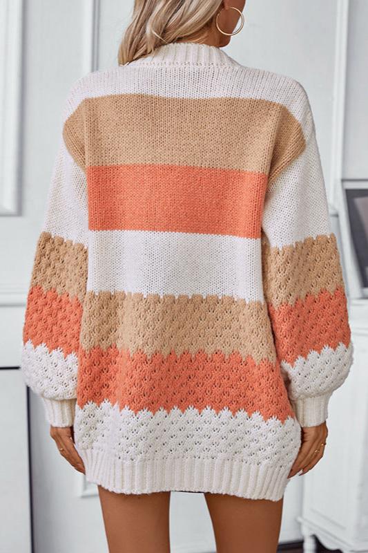 Oversize-Strickcardigan – Lockerer Strick mit offener Front