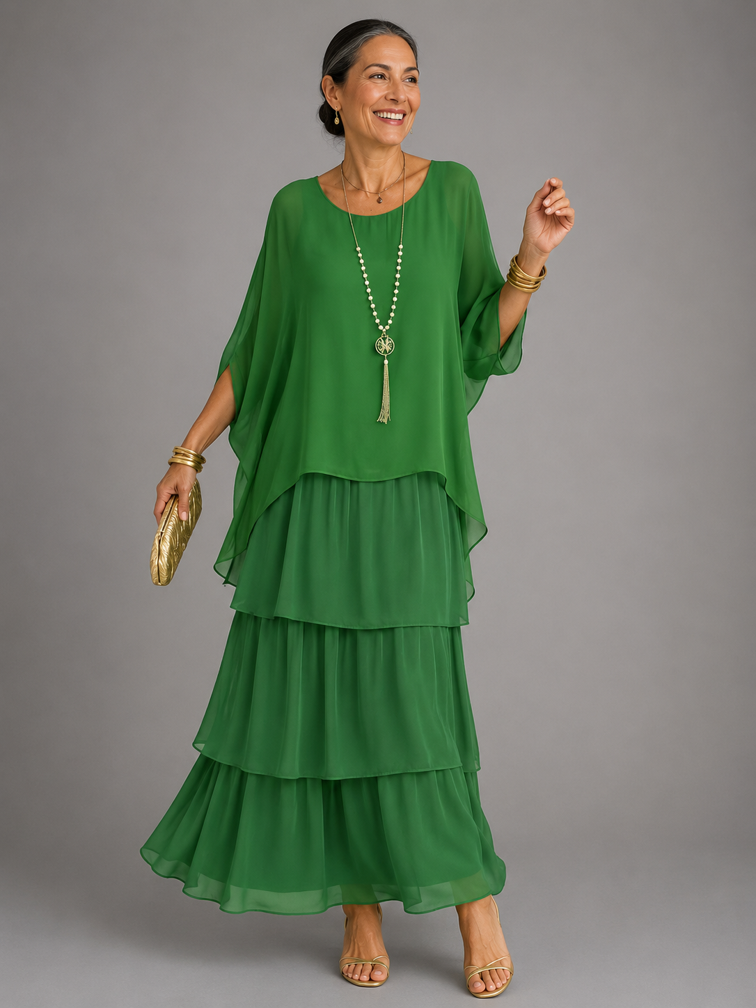 Elspeth | Fließendes Maxikleid