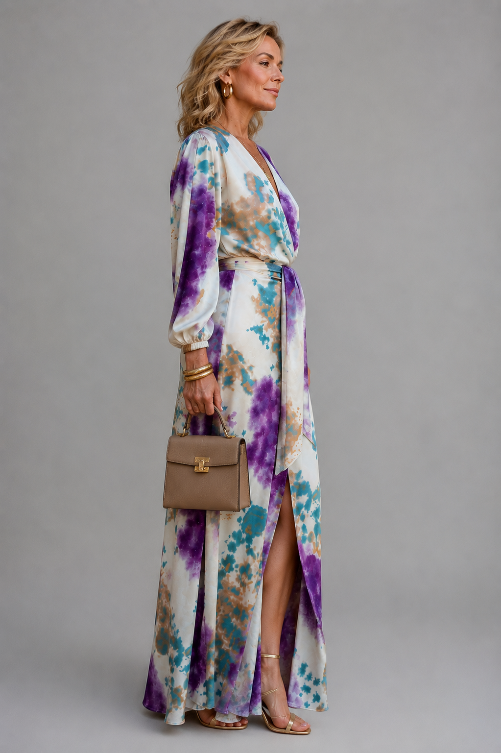 Francine | Batik-Set mit Maxirock und Oberteil