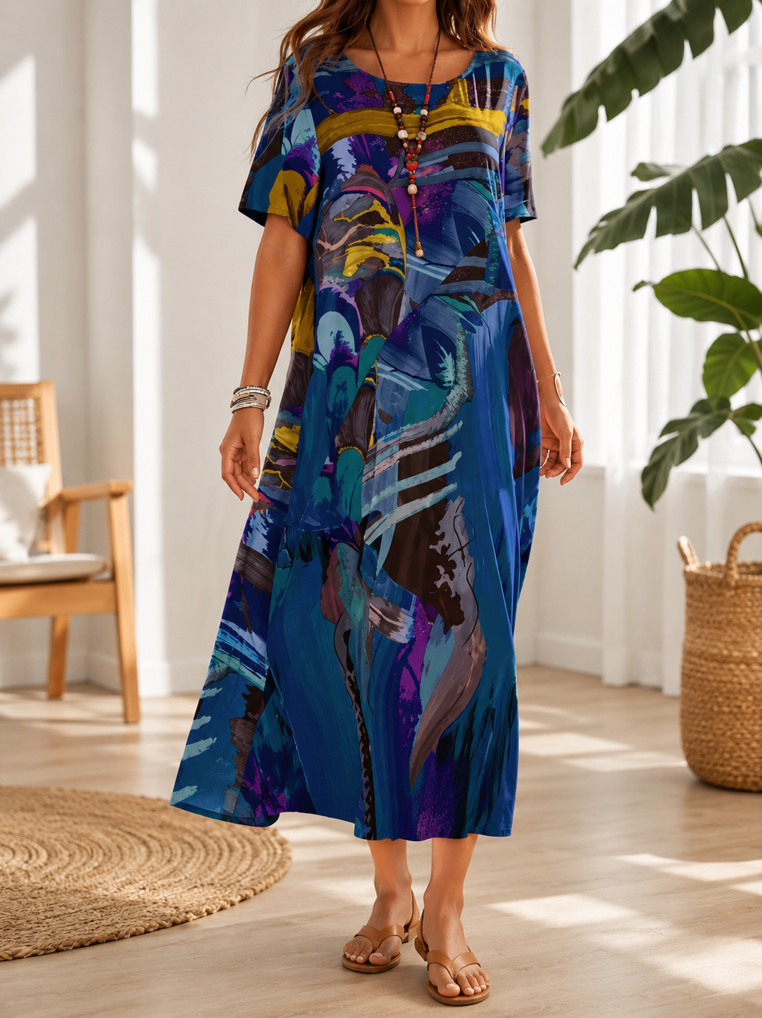 Guinevere | Midikleid aus Chiffon