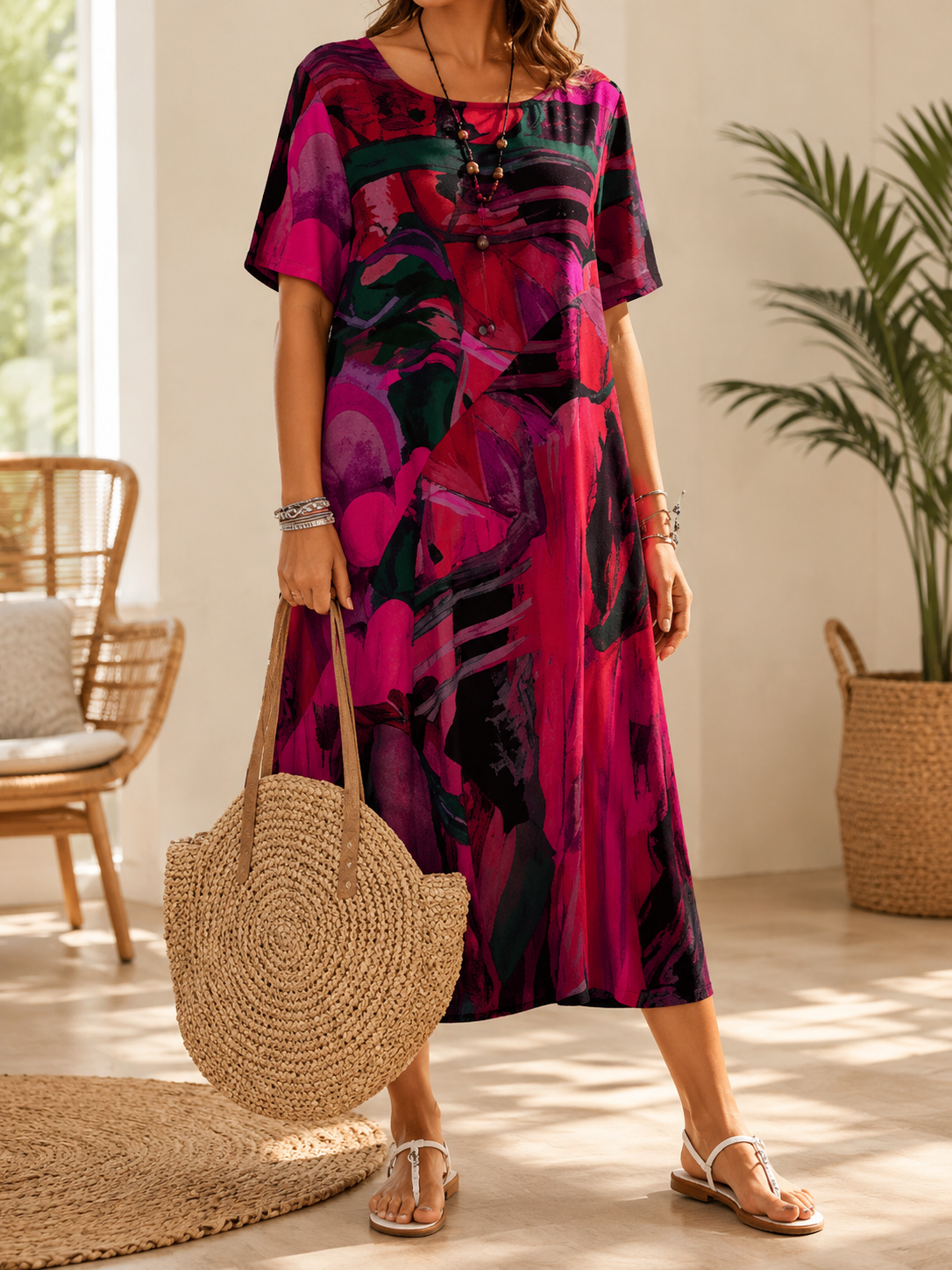 Guinevere | Midikleid aus Chiffon