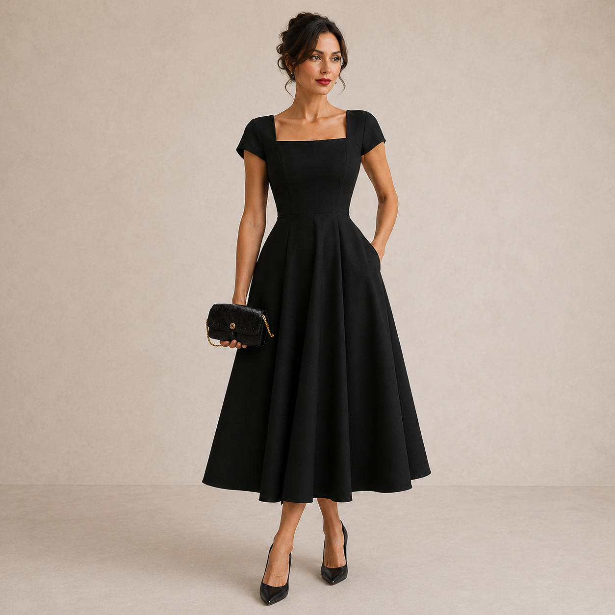 Heloise | Midikleid mit Blumenprint