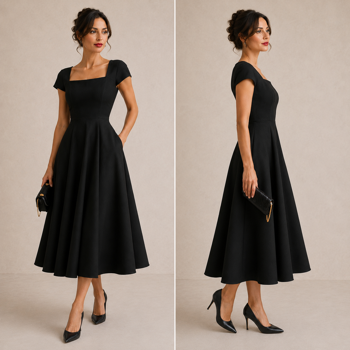 Heloise | Midikleid mit Blumenprint