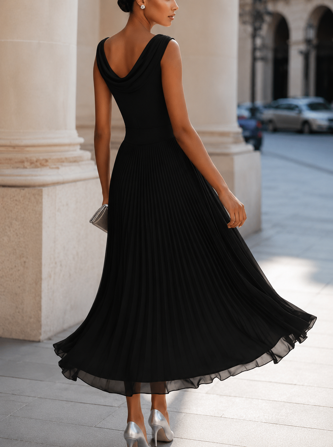 Cadence | Plissiertes Midikleid