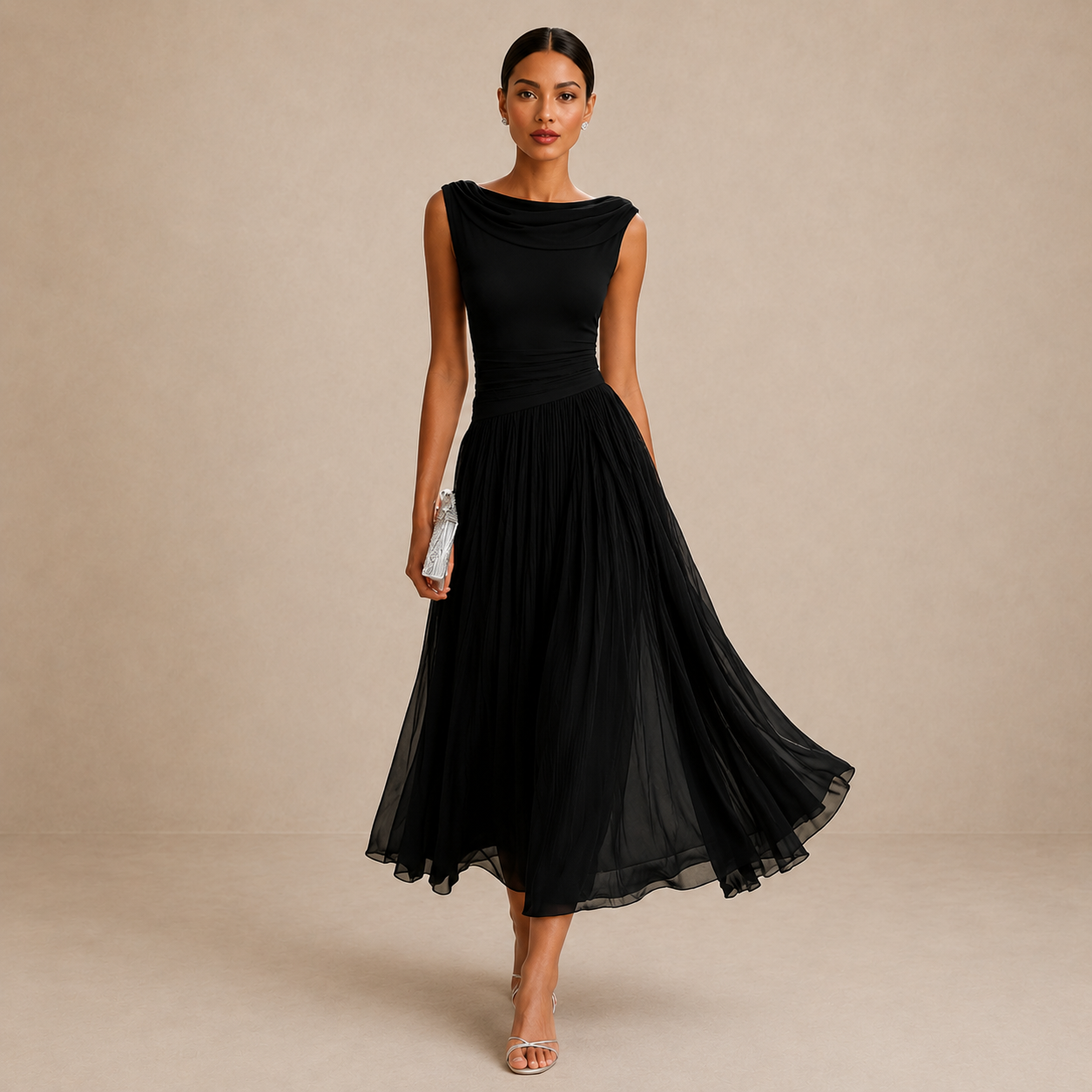 Cadence | Plissiertes Midikleid