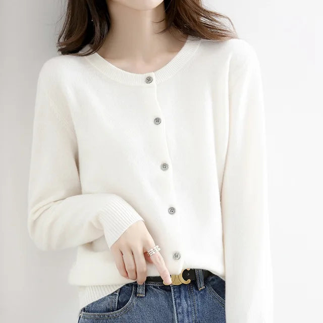 Weiche Cardigan mit Knöpfen