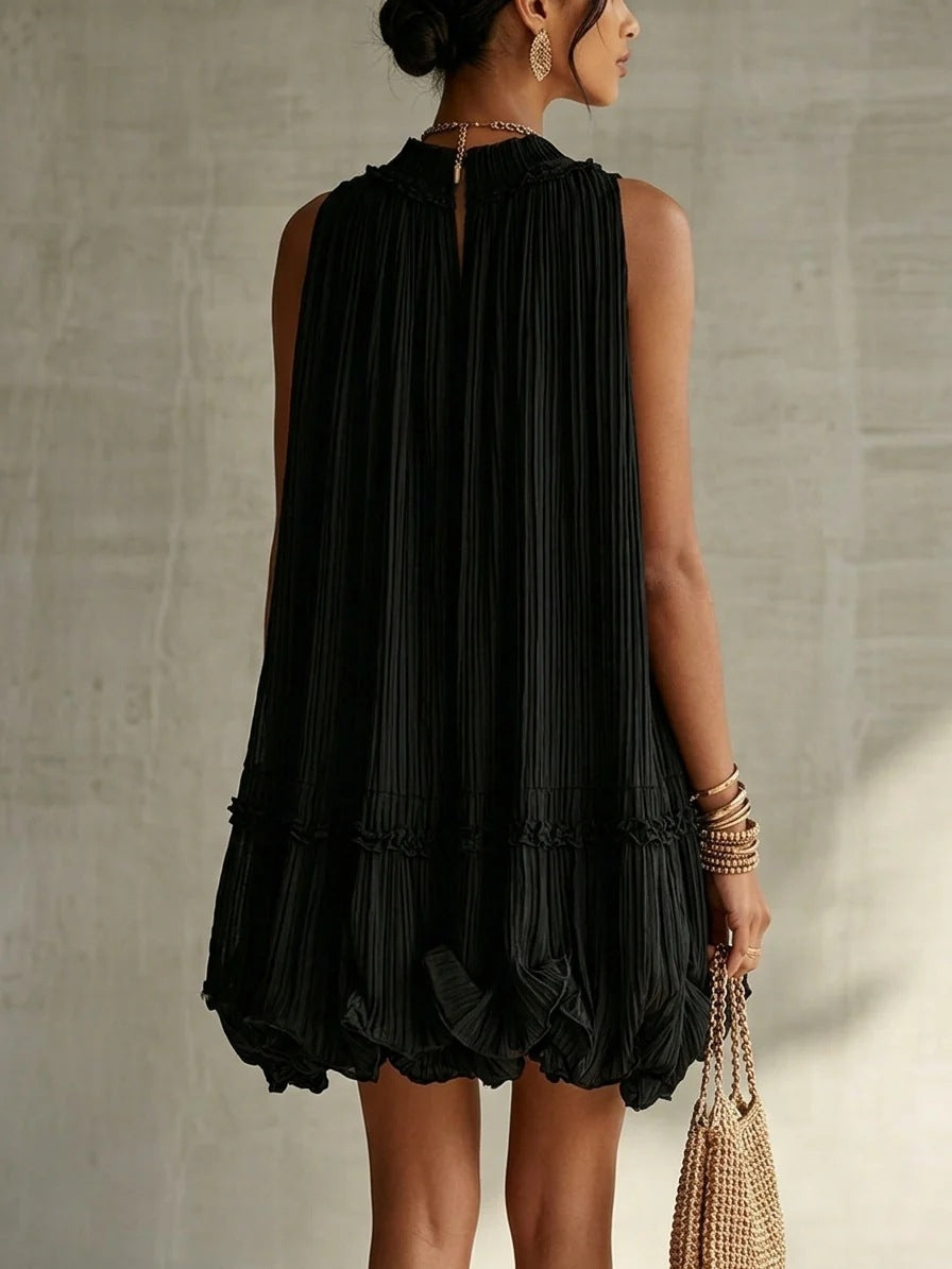 Camilla – Chiffon-Minikleid in Ballonform